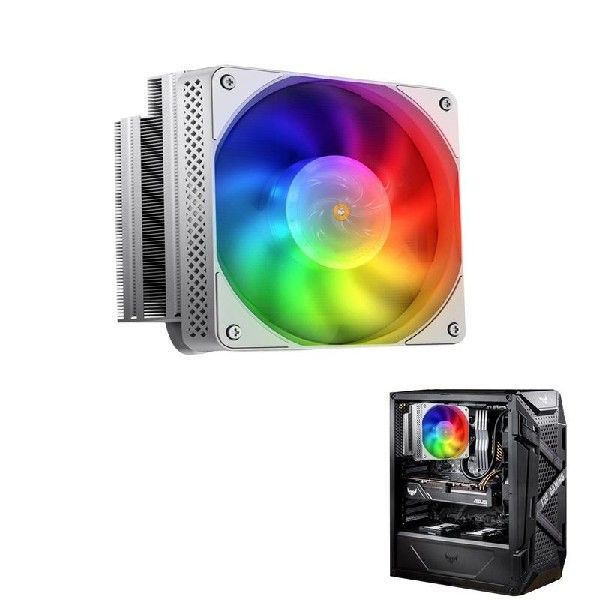 JONSBO HX6200D White/Black CPU Cooler Downward Pressure 6