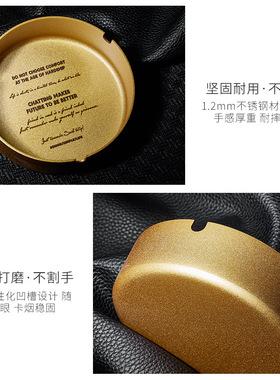 Vintage Ash Tray Decoration Pub Bar Desk Artwork