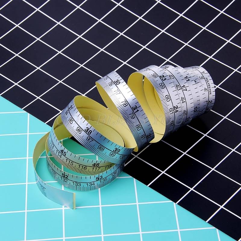 151cm Self Adhesive Metric Measure Tape Vinyl Ruler For Sewi