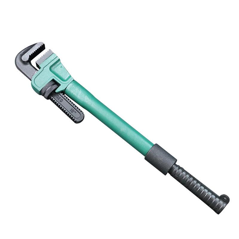 高强耐用工业级油田专用工业级重型管钳勘探伸缩加力管钳14寸