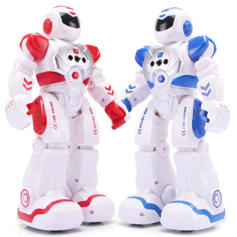 机械战警早教机器人红外线感应儿童遥控玩具智能机器人