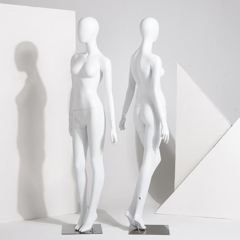 哑光白色高档全身模特道具女服装店展示架橱窗假人韩版婚纱模特架
