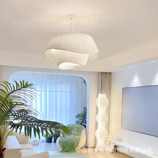 casa法式中古吊灯北欧ins风布艺设计艺术造型灯具卧室灯客厅主灯
