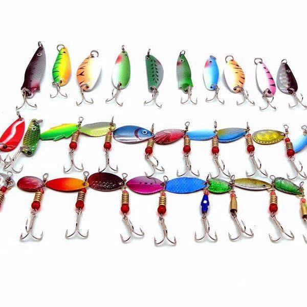 0个复合旋转金属亮片套装彩色路亚饵鱼形铁片渔具钓鱼假饵组合,户外/登山/野营/旅行用品,台钓饵,淘宝优惠券,粉丝福利购,淘宝优惠卷