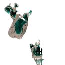 绿色石头块吊灯酒店宴会厅艺术装 饰灯办公楼餐饮大堂创意灯具