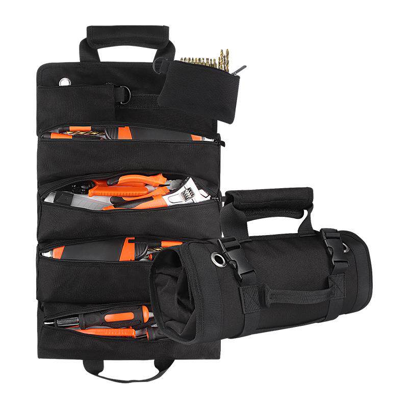 工具包便携车载维修收纳工具袋电工包手提卷式五金工具包