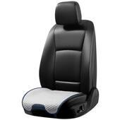 汽车坐垫四季 冰丝车垫座垫三件套 通用亚麻后排车载座椅垫网红夏季