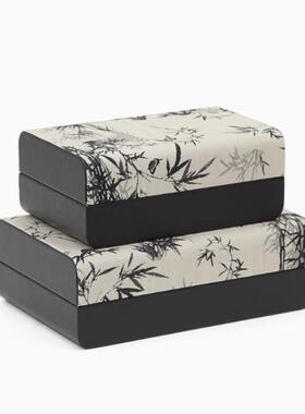 轻奢中式现代风法式收纳首饰盒桌面摆件衣帽间书房创意样板间装饰