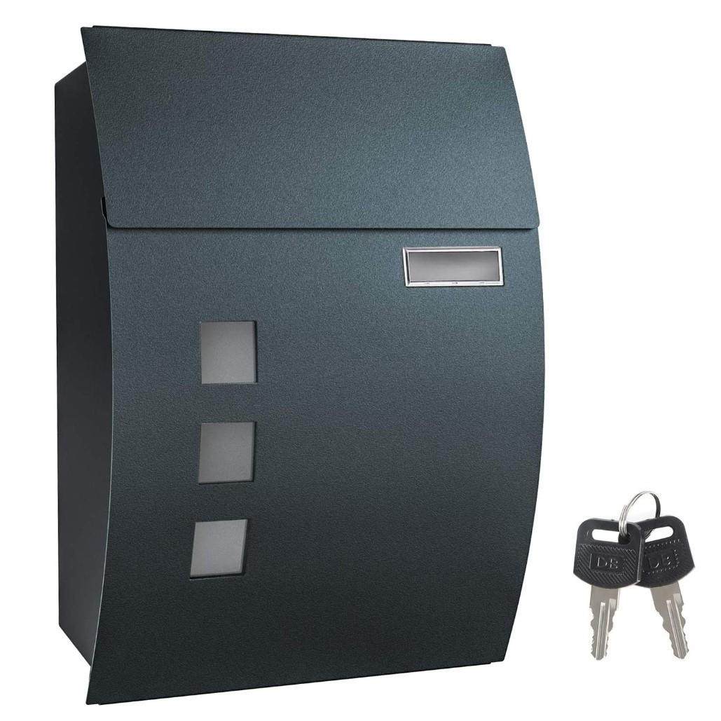 户外壁挂式可锁定镀锌板邮政信箱带观察窗易安装收纳信报箱,节庆用品/礼品,门神,淘宝优惠券,粉丝福利购,淘宝优惠卷