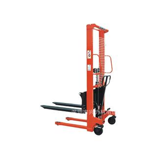 1吨手动堆高车叉车手动液压升高叉车手动堆高机液压叉车可定加宽
