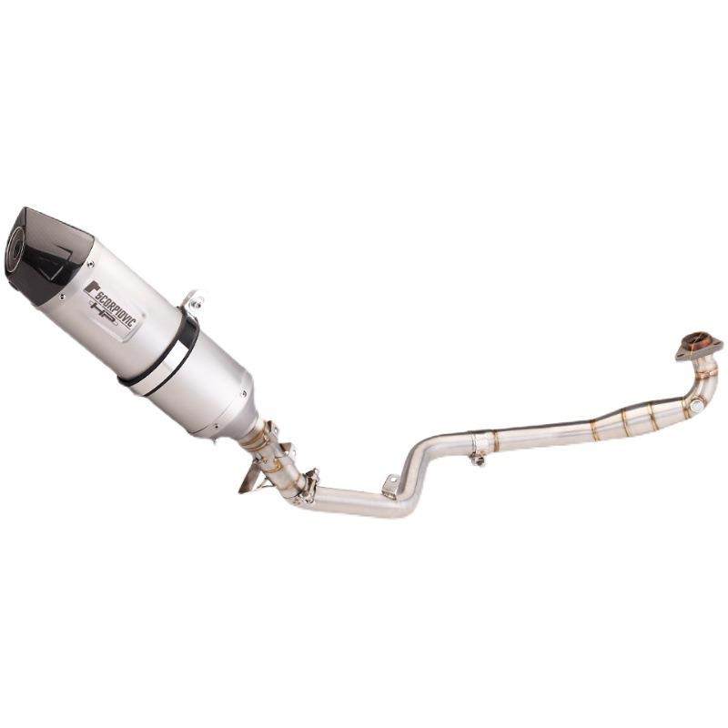 适用X-ADV750改装排气管XADV750分体式全段碳纤尾段改装17-20款