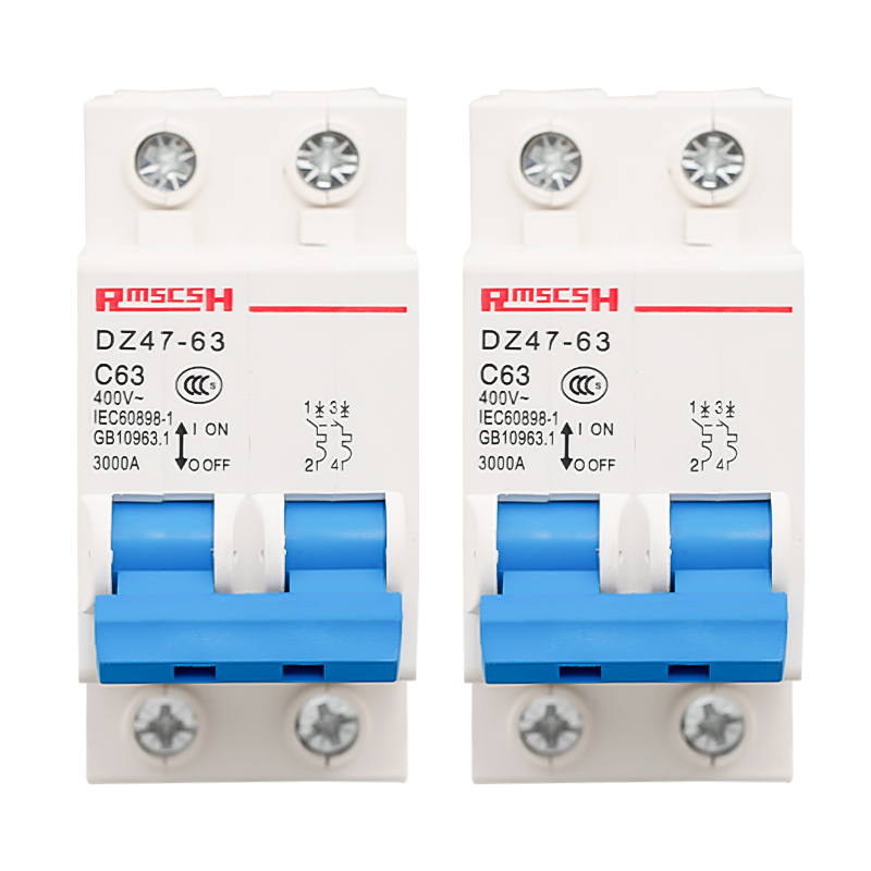 DZ47二相2p100a空气开关40安空调冰箱双匹空开家用断路器过载保护