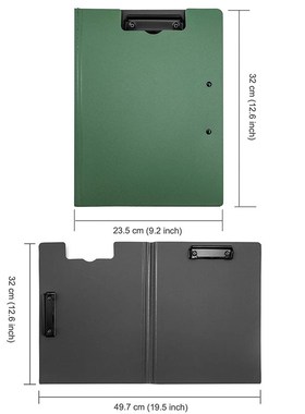 A4 File Folder Clipboard Writing Pad Memo Clip Board Double
