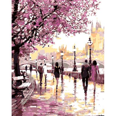 极速Painting By Numbers DIY Paint By Number Home Room Decora