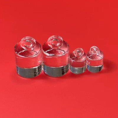 现货测量液体密度计专用石英玻璃砝码耐高温耐腐蚀酸碱可定制重量