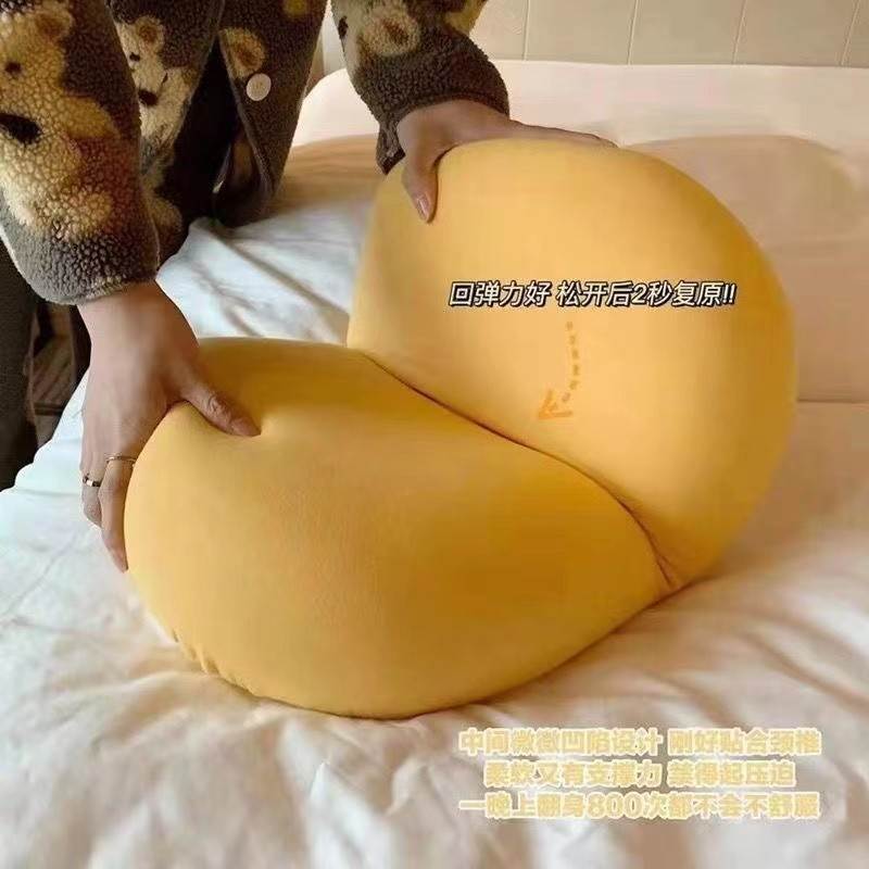 BX5 15【百人验货】猫肚枕头学生慢回弹记忆棉靠枕零释压枕芯单人