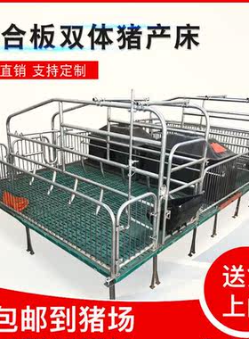 母猪产床产保一体猪用两用双体单体全套一整套老母猪加厚加重产床