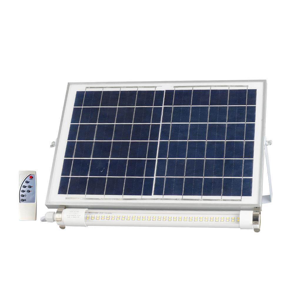 80w太阳能led灯管户外 防水ip65遥控&光感360°可旋转led日光灯条