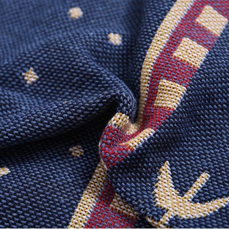 新款包邮美式乡j村沙发毯休闲毯全棉线毯艺术挂毯盖巾沙发巾星空,居家布艺,沙发套,淘宝优惠券,粉丝福利购,淘宝优惠卷