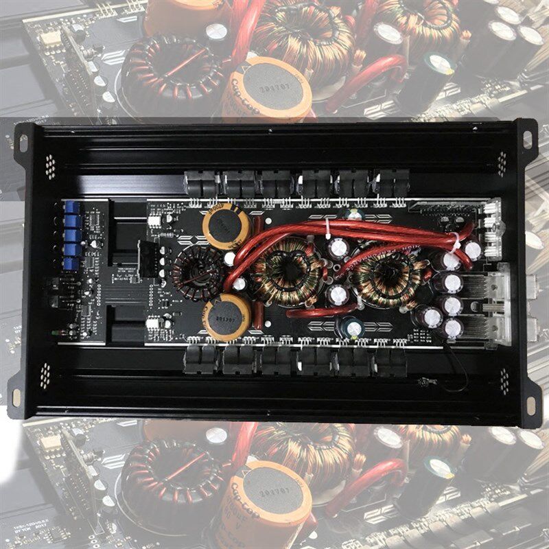 2800w大功率发烧级2路重低y音二声道汽车功放主推无源双音圈低音