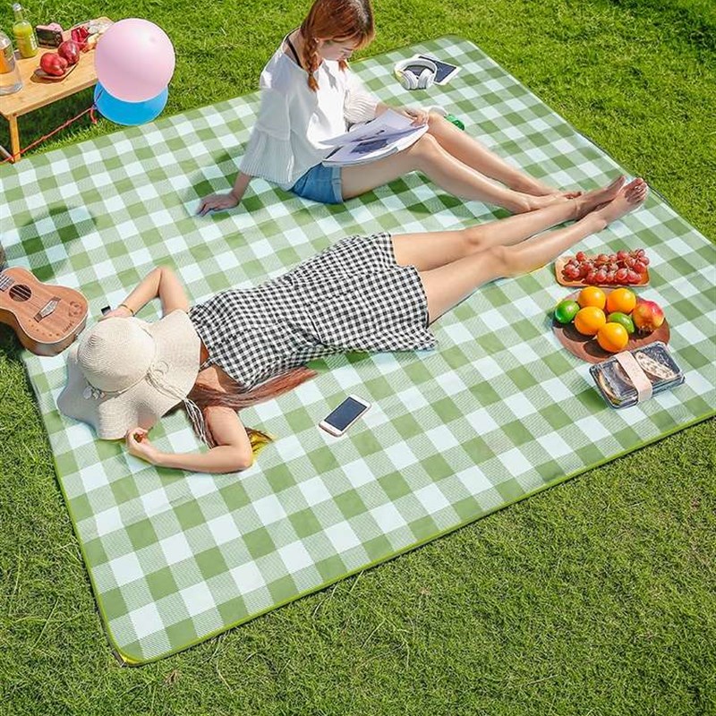 公园野餐垫户外春郊游n野炊草坪地隔凉防潮垫子ins风露营沙滩坐垫