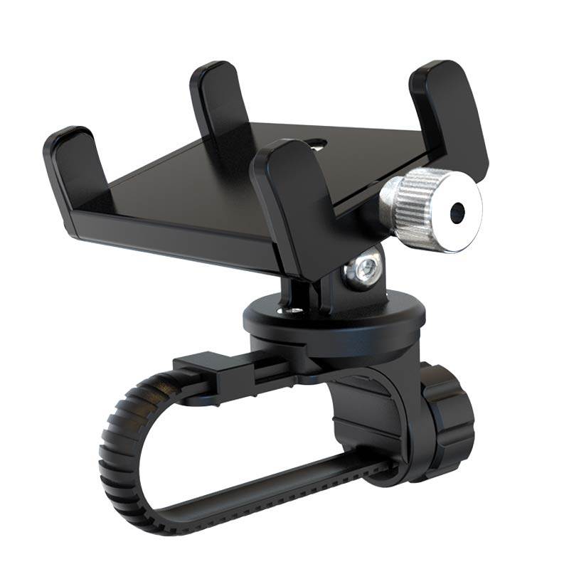 公路自行车d手机支架一体扁车把手机安装座子夹碳纤维破风弯把防