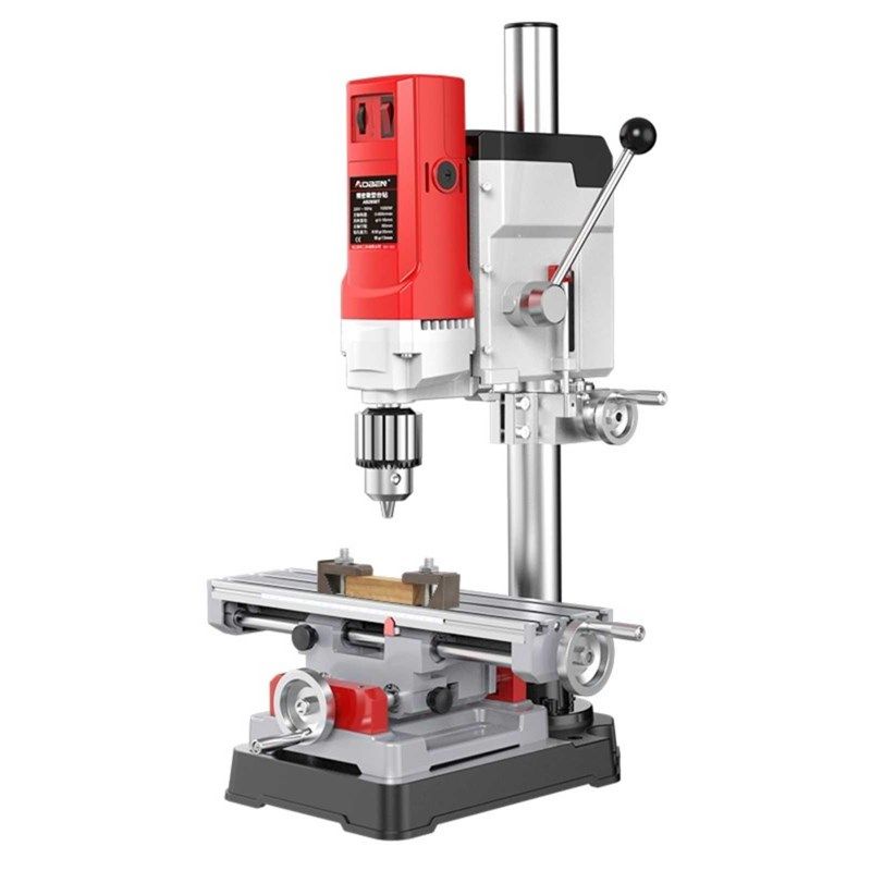 工业级小型多功能钻孔机q微型钻床高精度V台转台钻小220迷你家用