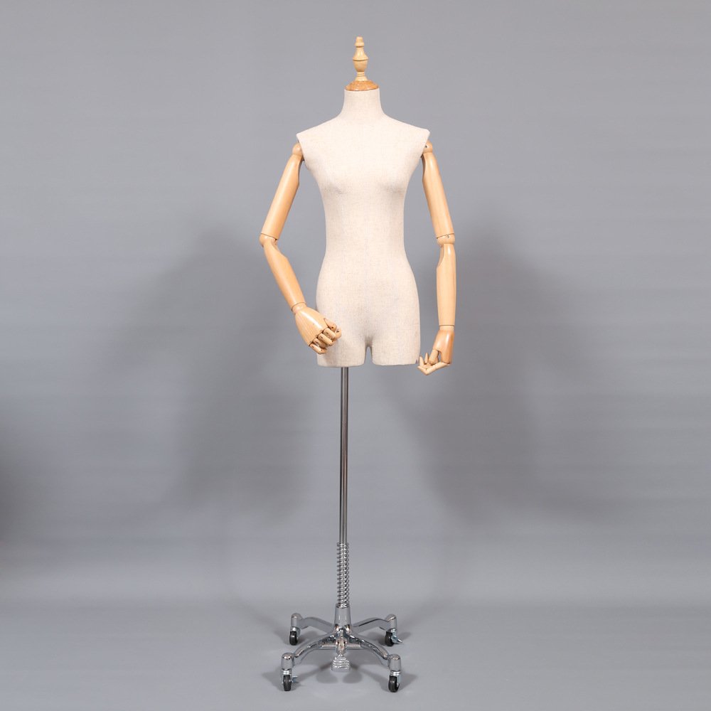 PU发泡制作女模特道具半身模特女装店服装展示橱窗展示人台人偶