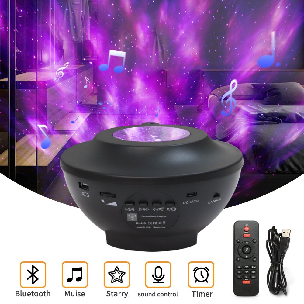 LED梦幻星空投影灯 宇宙 USB激光满天星 小夜灯 DIY 月球 水纹灯