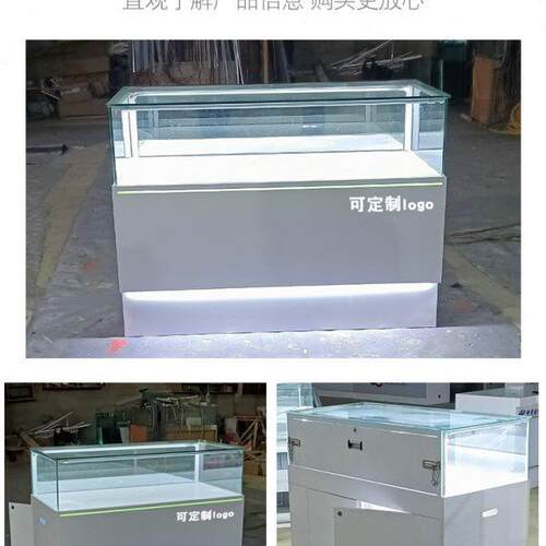 新款定制手机柜台手办展示柜架vivo柜台荣耀陈列柜钢化玻璃展柜桌