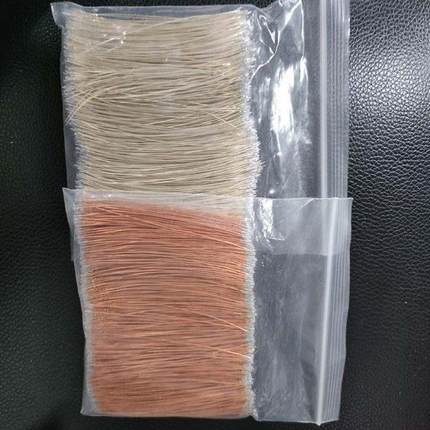 漆包线硅胶线广告字连接短线广告字补电线 LED灯带补电金银漆包线