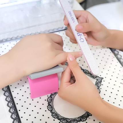 甲磨美甲cd0001磨抛砂条锉月形美甲工具 磨 打砂打灰指甲美半指锉