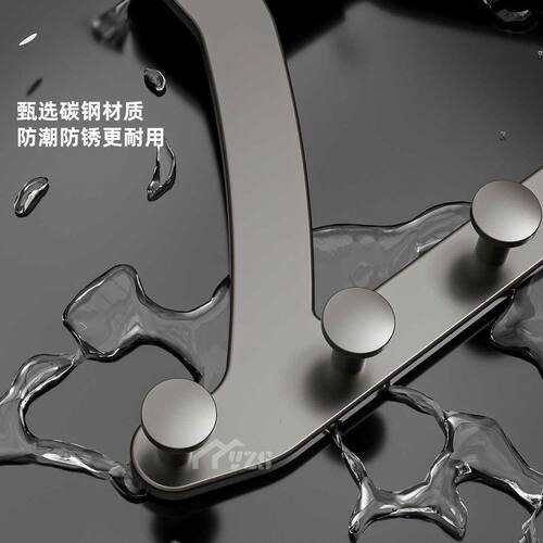 衣柜挂钩门后挂衣架外侧面挂架置物架柜顶柜子侧边挂衣钩收纳神器