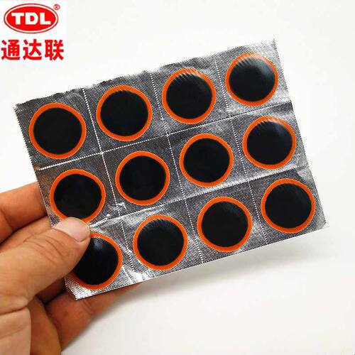 通达联补胎胶片汽车真空胎内胎圆形冷补胶皮R2 S2 M2 L3盒装胶片