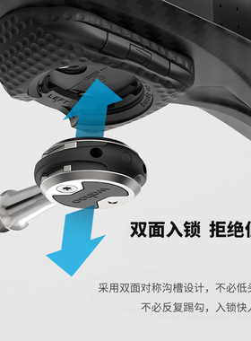 WAHOO speedplay 公路自行车自锁脚踏 棒棒糖锁踏破风带锁片