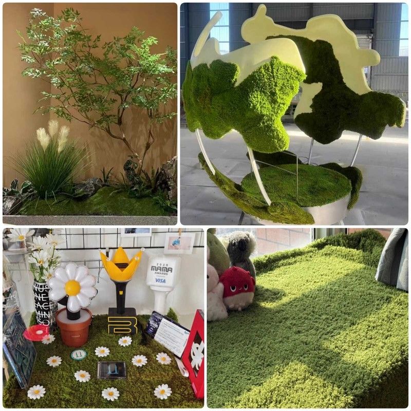 仿真苔藓草皮假草坪摆台苔藓布人造青苔仿生造景摄影草地地毯垫子图片