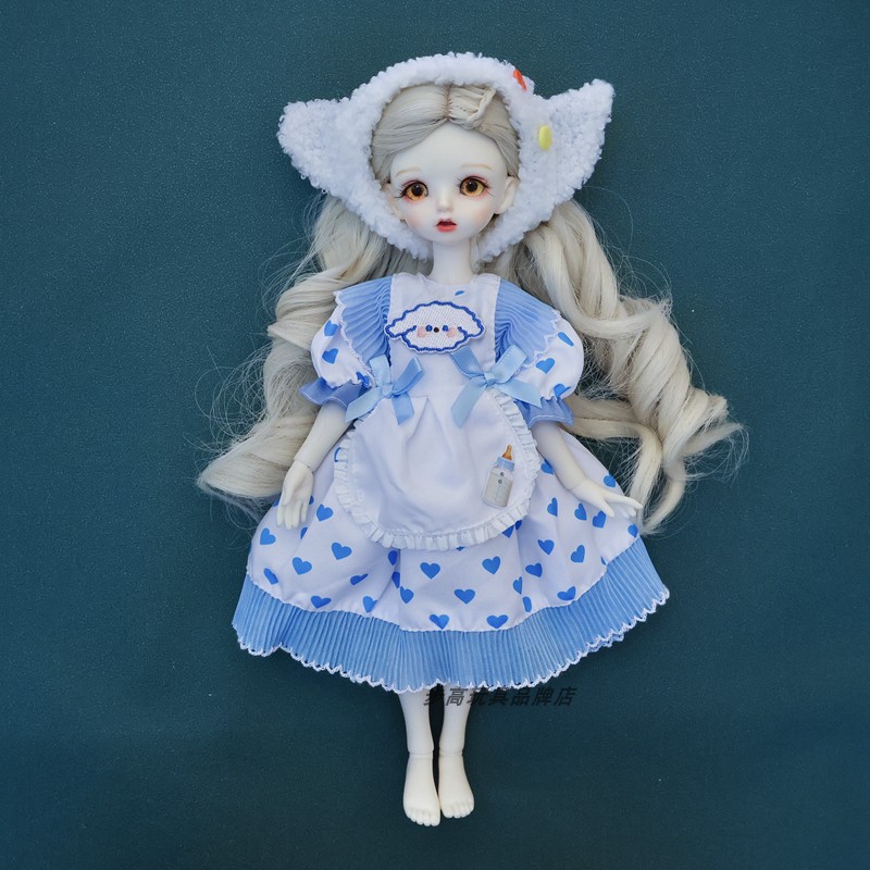 6分bjd娃衣服时尚休闲可爱套装30厘米洋娃娃玩偶换装罗莉塔洋装