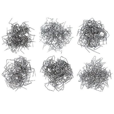 100 Pcs/Set Precut 0.6-0.8mm Hot Wave Flat Staples For