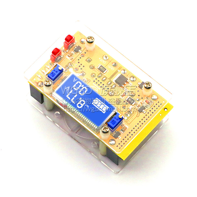 恒压恒流DC-DC直流大功率可调升压电源模块板液晶屏双电压电流