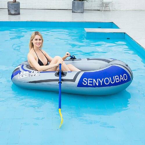 好货Inflatable Raft Floating Kayak Lake Fishing Raft Inflata