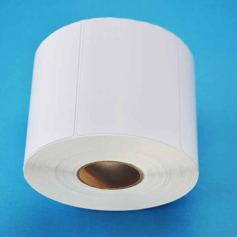 不干胶条码贴纸100*70*500张铜板纸标签纸条码机标签影印纸