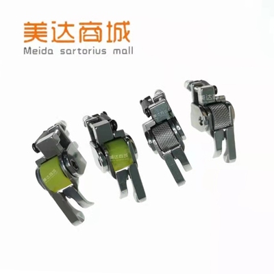 厚料高低滚轮压脚 电脑平车 平车麻花 橡胶轮 特种 多种高低左右