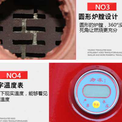 极速鲁克玛家用取暖炉燃煤农村民用带暖气片室内锅炉水循环采暖炉