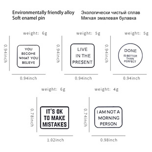 Believe Alphabet Enamel You Pins What Lable Comfo Became