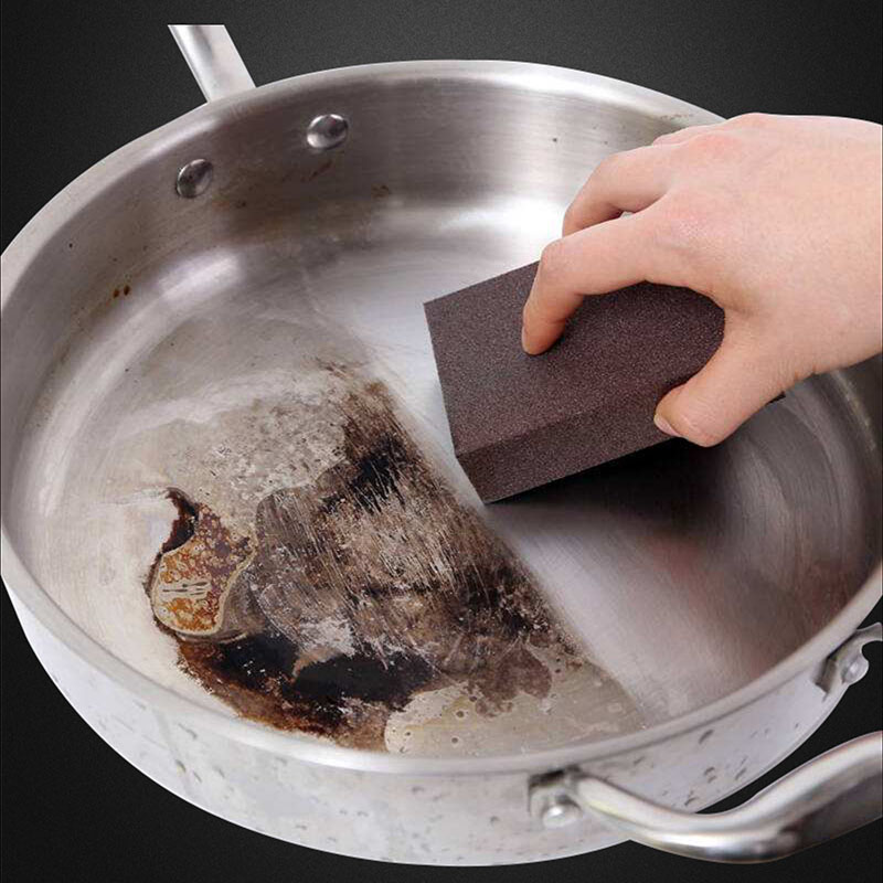 彩袋装金刚砂纳米海绵擦刷锅擦锅去铁锈海绵块魔术魔力擦