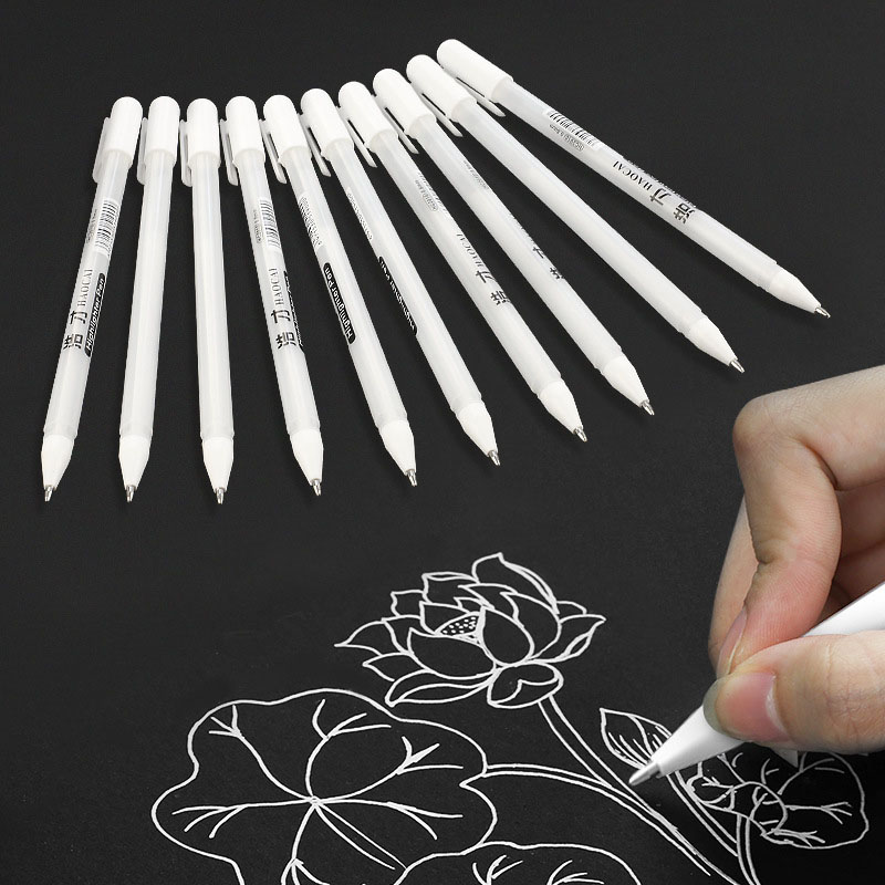 12PCS/lot 0.7mm Paint Marker Permanent Marker Graffiti Metal