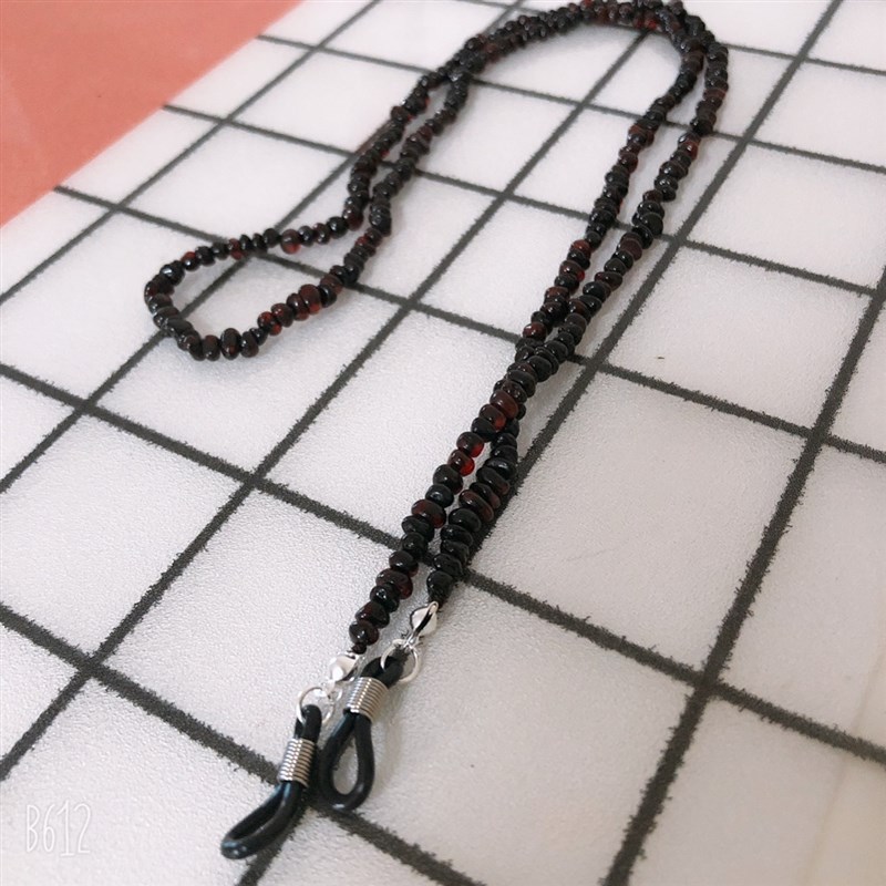 天然蜜蜡琥珀眼镜链条挂太阳眼睛链挂绳时尚女男墨镜链约70cm