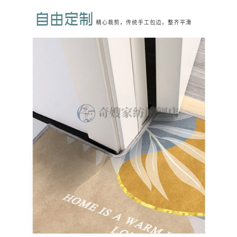 玄关地毯北欧风格地毯客厅茶几毯入户门进门门口踩家用地毯进户玄