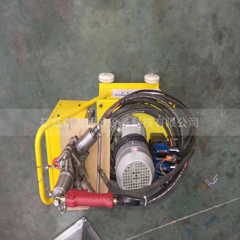 液压角码装订机 风管角码安装风管装上角机 液压夹角机