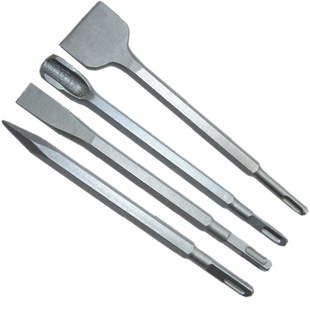 平凿扁头两坑圆头电稿铲头电搞冲击钻路面电垂电转圆柄电锤凿子